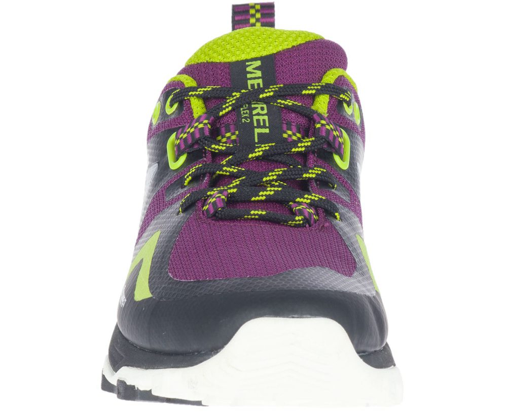 Merrell Vandresko Dame - Mqm Flex 2 Gore-Tex® - Sort/Lilla - NJR143206